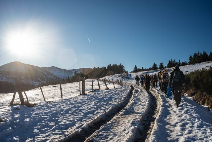 Rando en raquettes et truffade au cœur des volcans d'Auvergne – Image 47