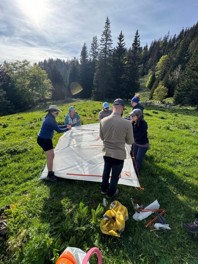 week end jura : 2 jours de rando et initation au bivouac