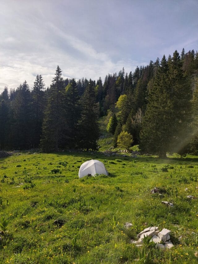 week end jura : 2 jours de rando et initation au bivouac