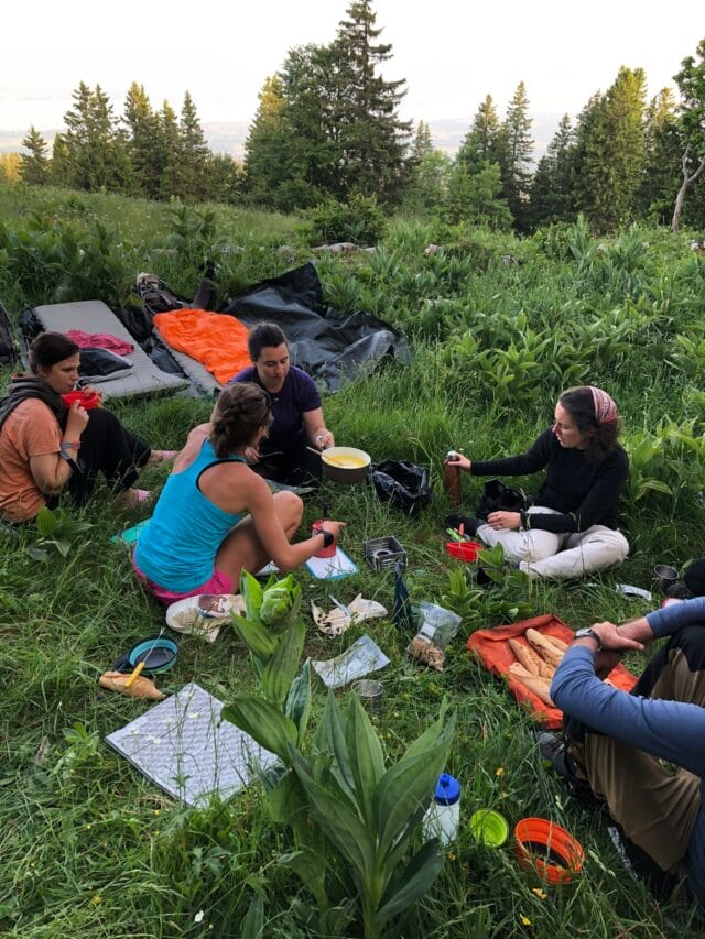 week end jura : 2 jours de rando et initation au bivouac