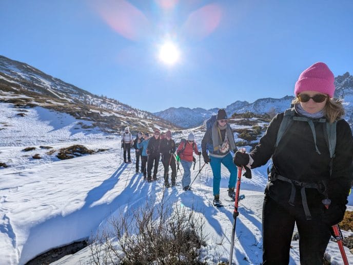 Week-end randonnée en raquettes et nuit en refuge dans la Clarée – Image 28