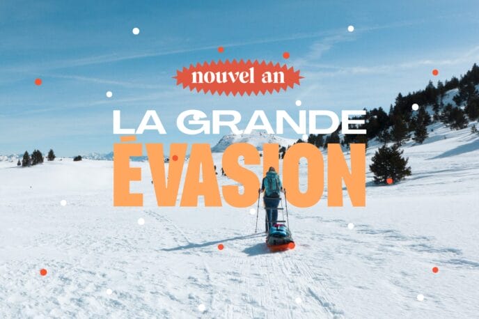 traversée du vercors : trek de 5 jours en raquettes et pulka