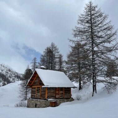 week end randonnée en raquettes et nuit en refuge dans la clarée