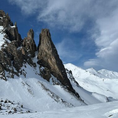 week end randonnée en raquettes et nuit en refuge dans la clarée