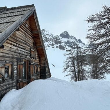 week end randonnée en raquettes et nuit en refuge dans la clarée