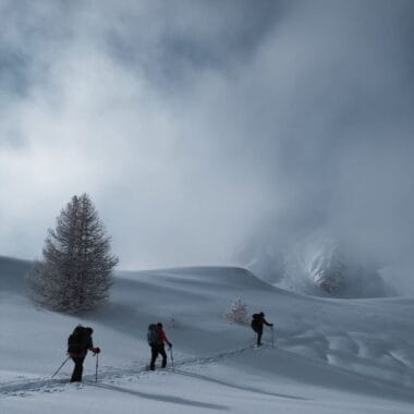 week end randonnée en raquettes et nuit en refuge dans la clarée