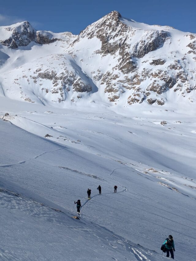 week end ski de randonnée dans les grandes rousses en savoie