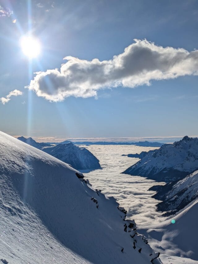 week end ski de randonnée dans les grandes rousses en savoie
