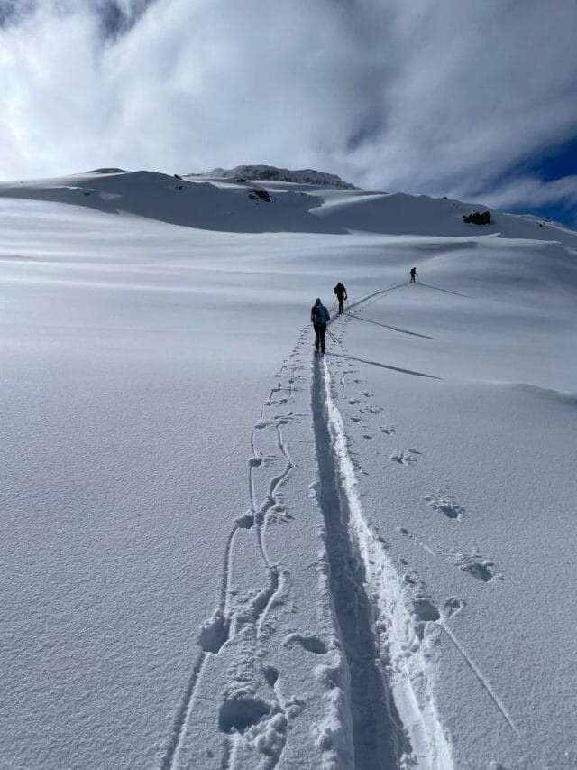 week end ski de randonnée dans les grandes rousses en savoie