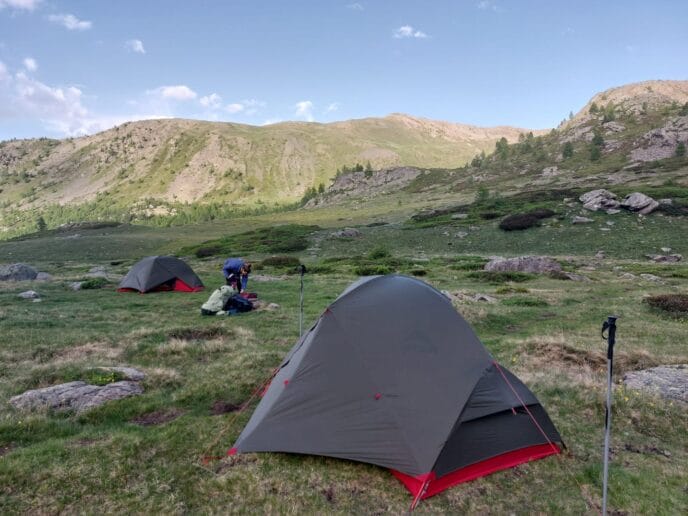 week end bivouac et randonnée dans la vallée de la clarée