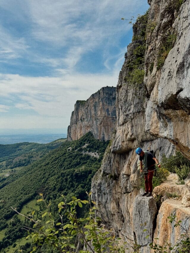 stage d’alpinisme et escalade pour débutants au cœur du vercors