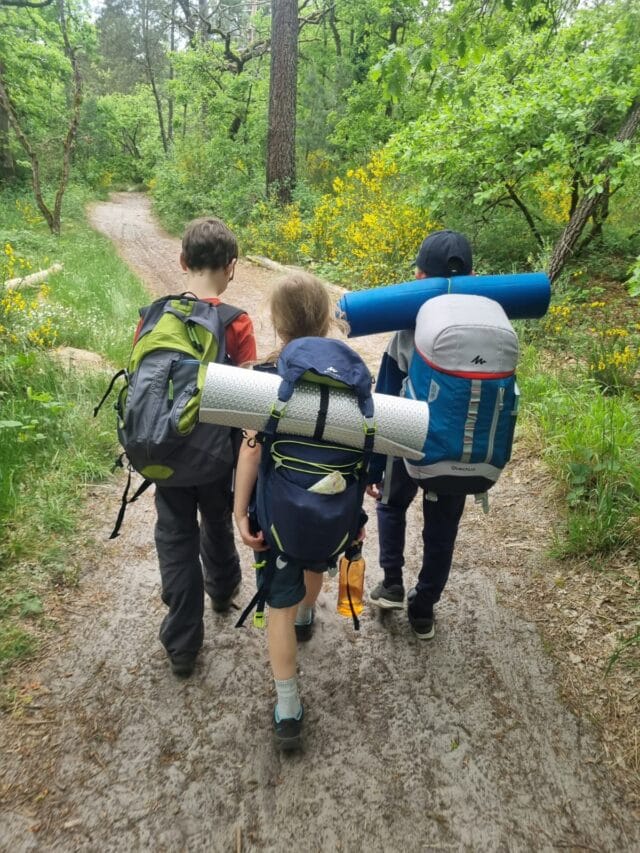 initiation au bivouac : week end en famille proche de paris