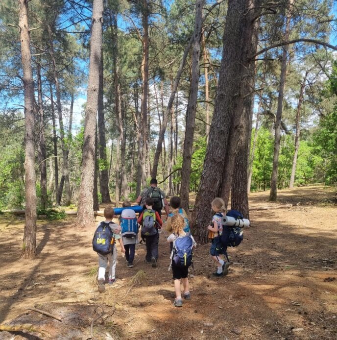 initiation au bivouac : week end en famille proche de paris