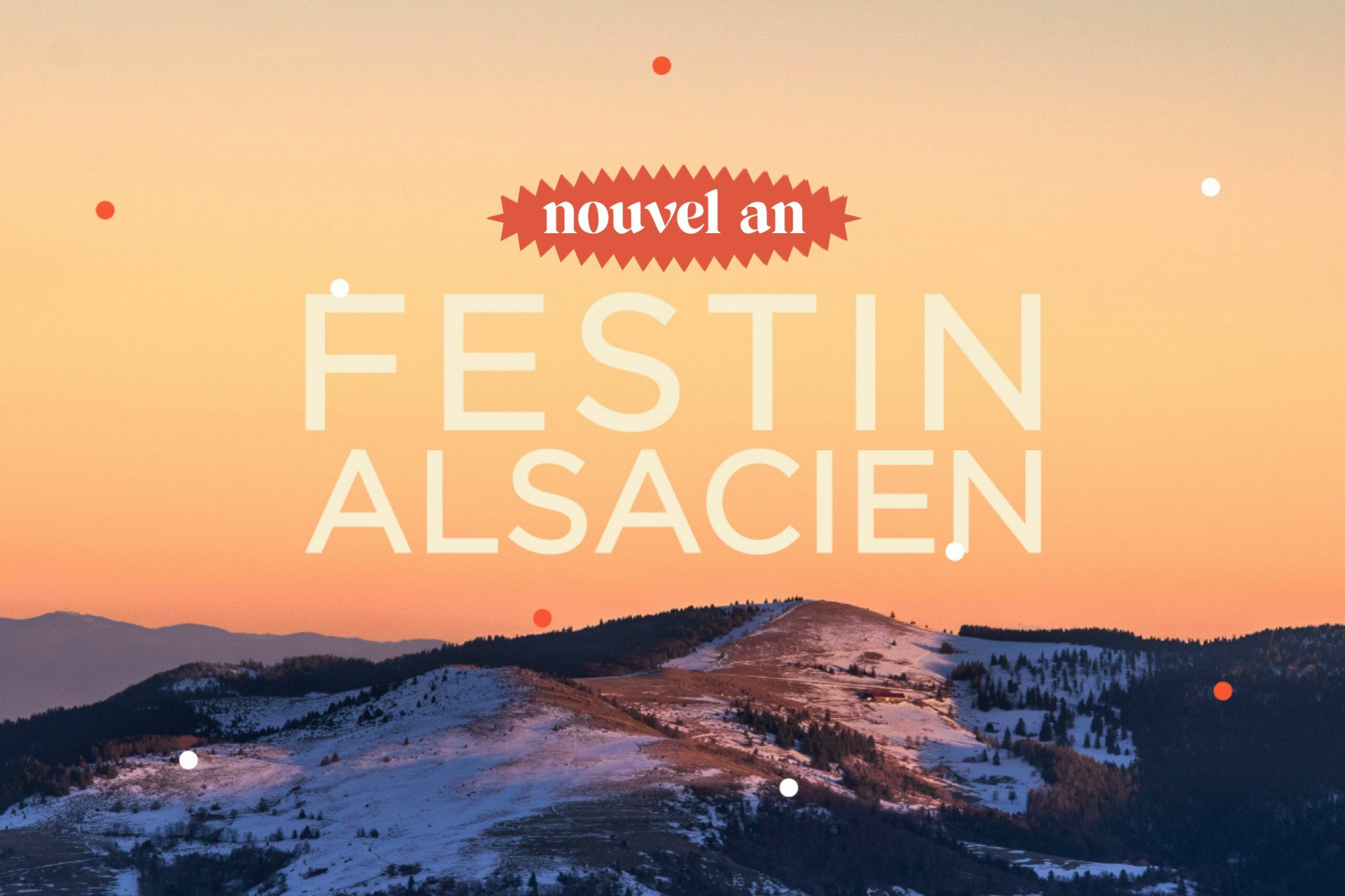 Festin alsacien : Nouvel an gastronomie et randonnée en raquettes en Alsace