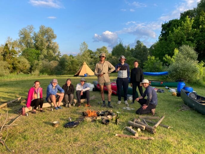 descente de l'allier : 3 jours d'itinérance en canoë bivouac