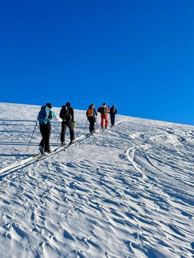 la meije : nouvel an ski de randonnée et nuit en gîte à la grave
