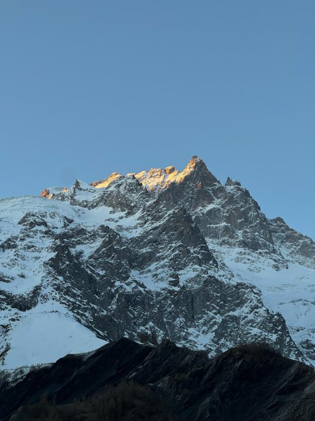 la meije : nouvel an ski de randonnée et nuit en gîte à la grave