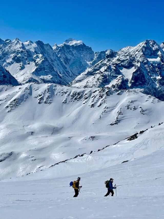 la meije : nouvel an ski de randonnée et nuit en gîte à la grave