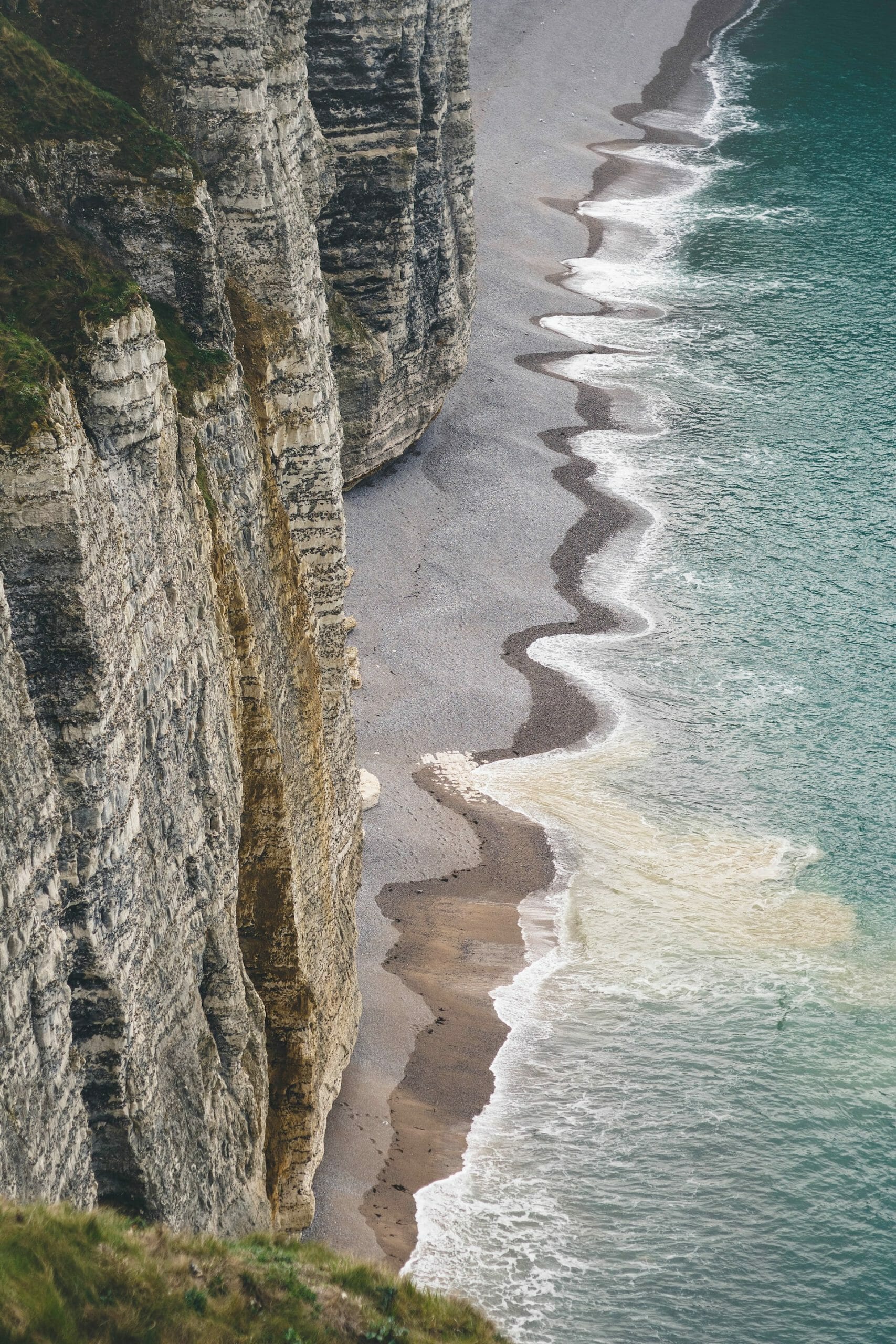 falaises mer etretat