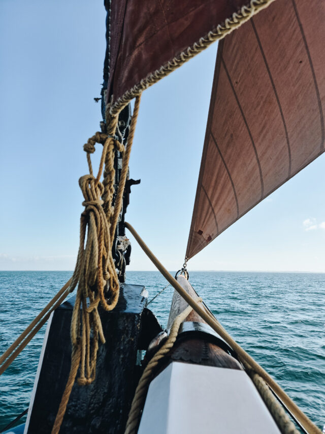 croisière sur un vieux gréement dans le golfe du morbihan