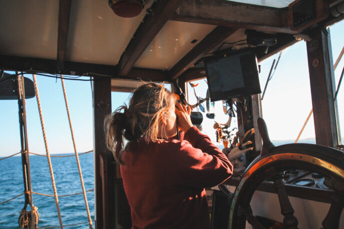 croisière sur un vieux gréement dans le golfe du morbihan