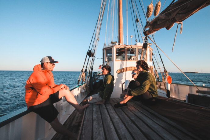 croisière sur un vieux gréement dans le golfe du morbihan