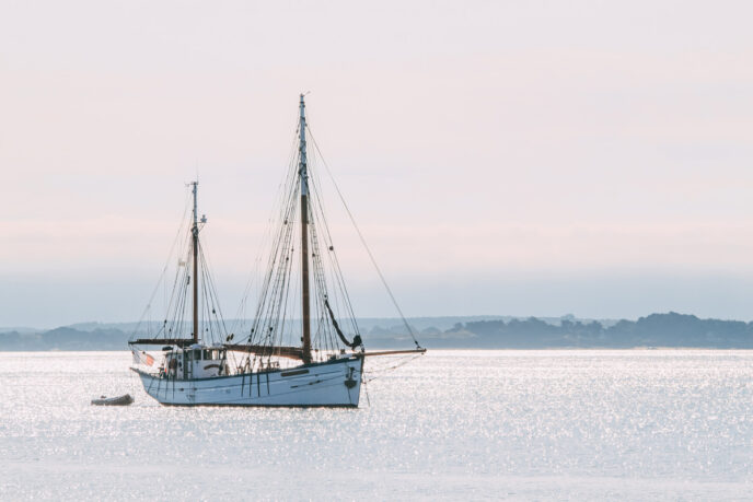 croisière sur un vieux gréement dans le golfe du morbihan