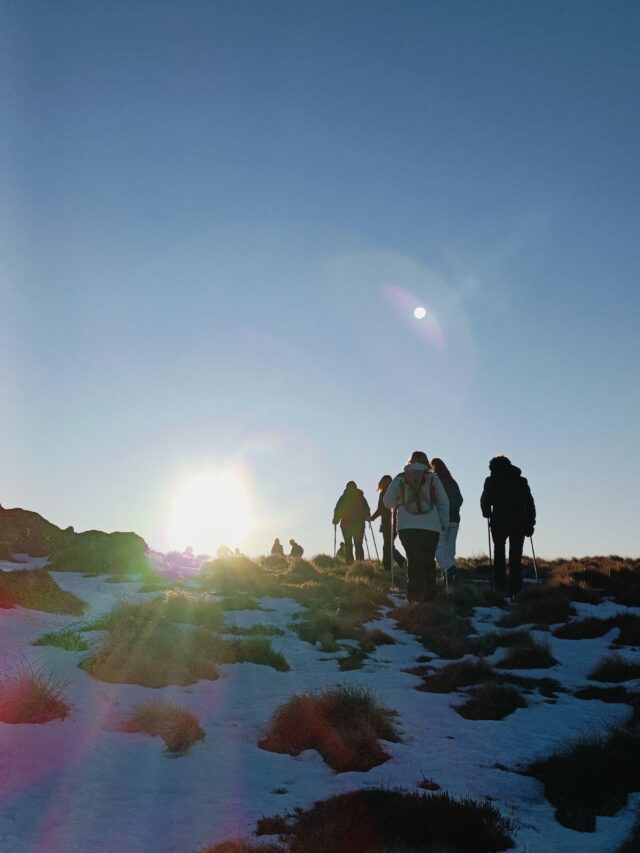 nouvel an randonnée en raquettes et truffade en auvergne