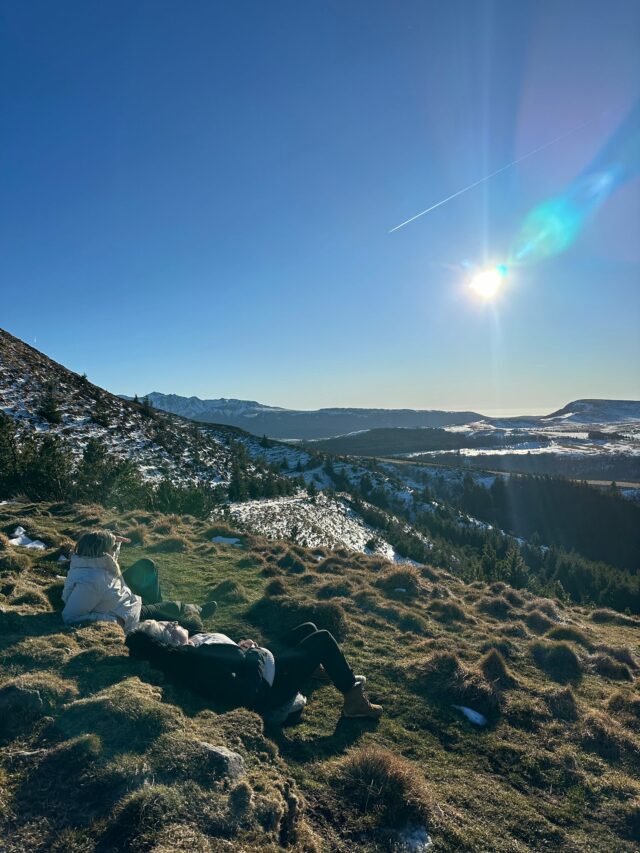 nouvel an randonnée en raquettes et truffade en auvergne