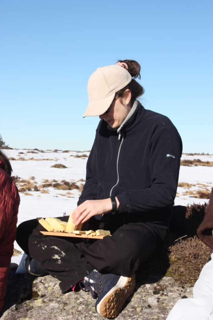 nouvel an randonnée en raquettes et truffade en auvergne