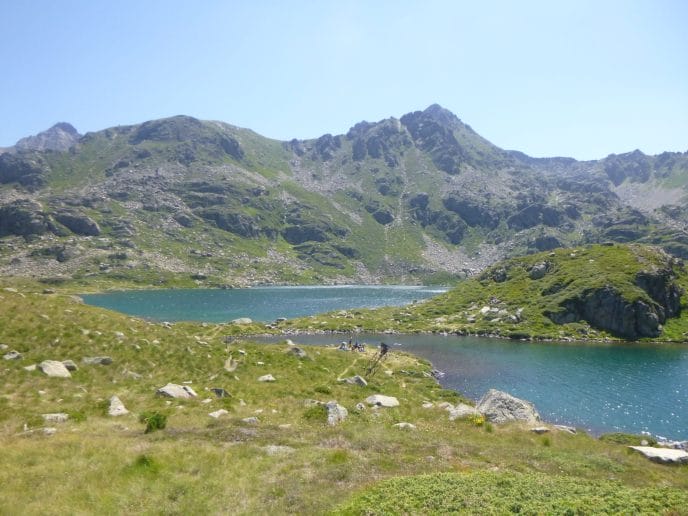Lac d'altitude dans les Pyrénées Ariégeoises