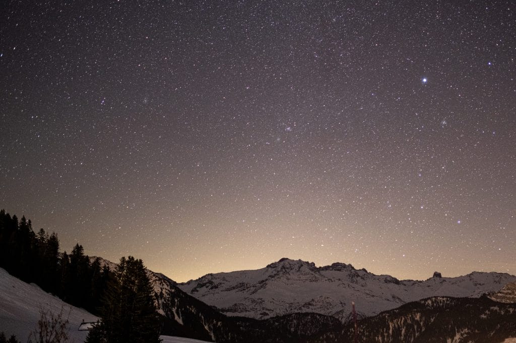 Ciel étoilé au Pic du Midi de Bigorre, dans les Pyrénées