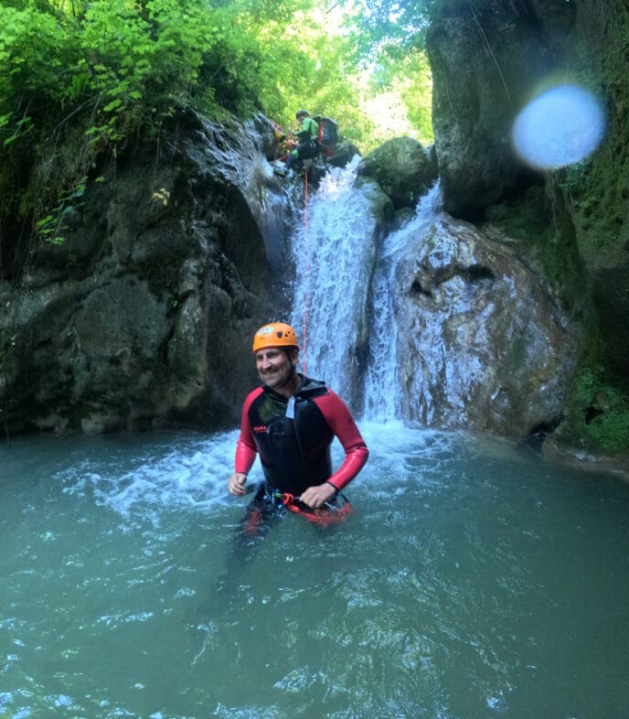 canyoning vercors : stage d'initiation au canyon des Écouges
