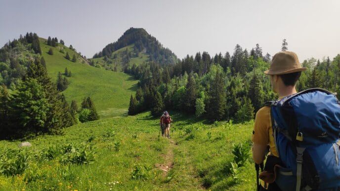 randonnée à annecy : le tour des bauges en rando et refuges