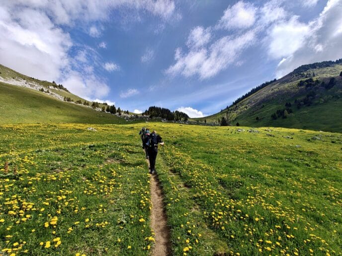 randonnée à annecy : le tour des bauges en rando et refuges