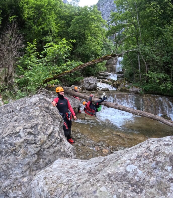 canyoning vercors : stage d'initiation au canyon des Écouges