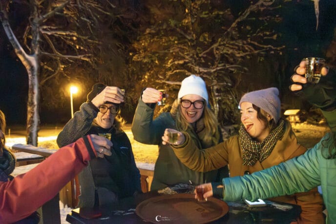 nouvel an yoga du froid et randonnée raquettes en vanoise