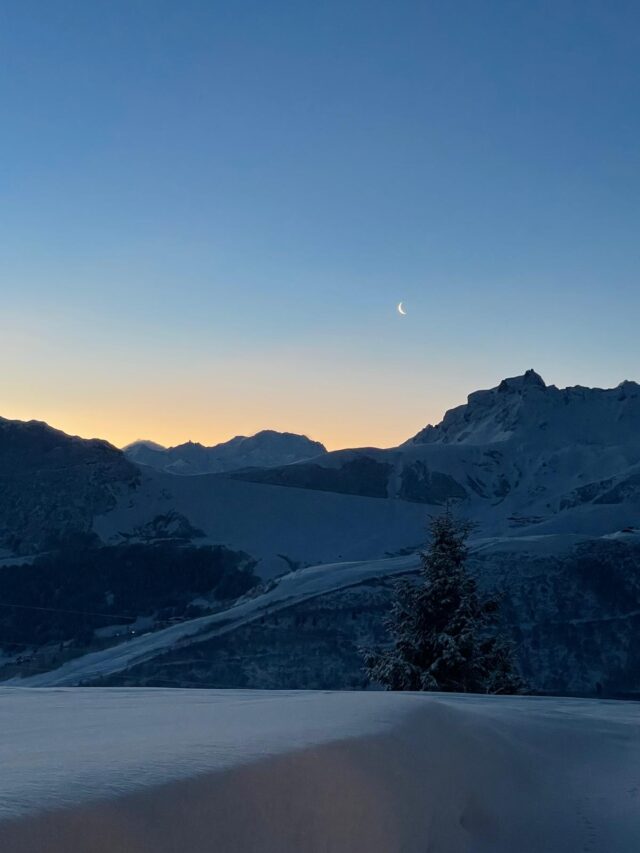 nouvel an initiation au ski de randonnée dans la lauzière