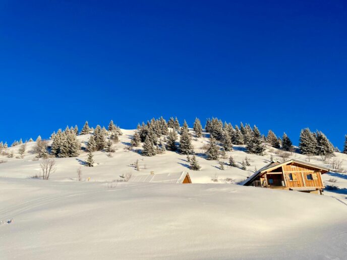 nouvel an initiation au ski de randonnée dans la lauzière