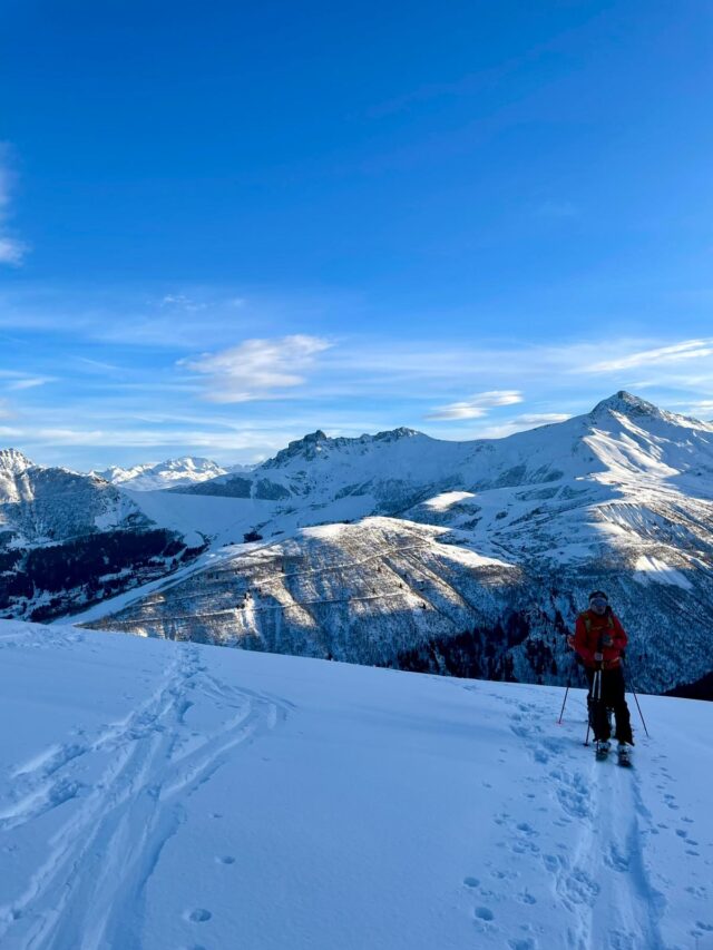 nouvel an initiation au ski de randonnée dans la lauzière