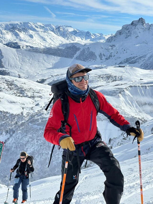 nouvel an initiation au ski de randonnée dans la lauzière