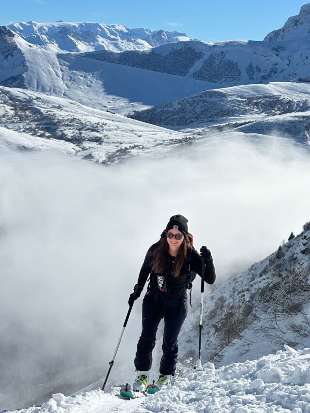 nouvel an initiation au ski de randonnée dans la lauzière