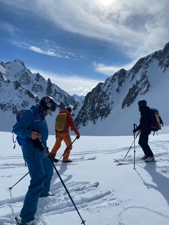 nouvel an initiation au ski de randonnée dans la lauzière
