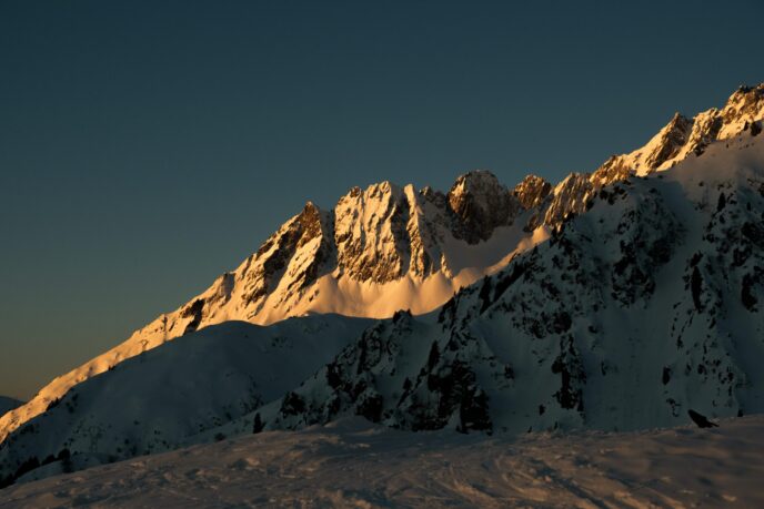 nouvel an initiation au ski de randonnée dans la lauzière