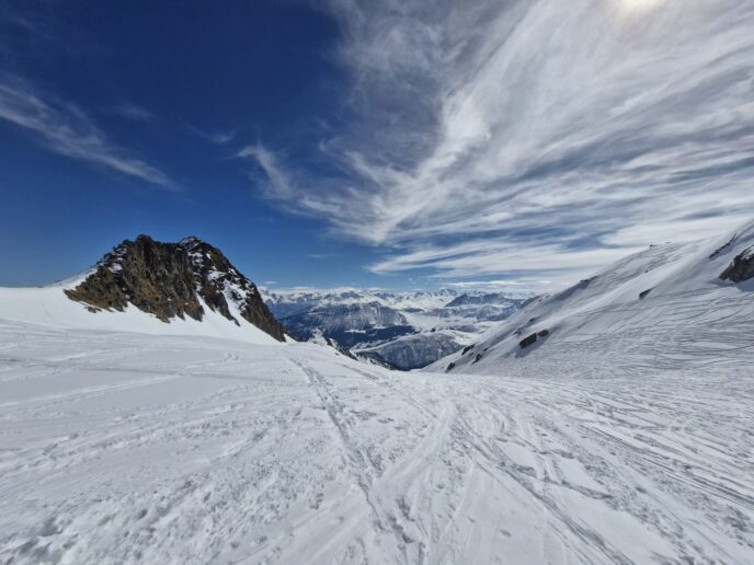 nouvel an initiation au ski de randonnée dans la lauzière