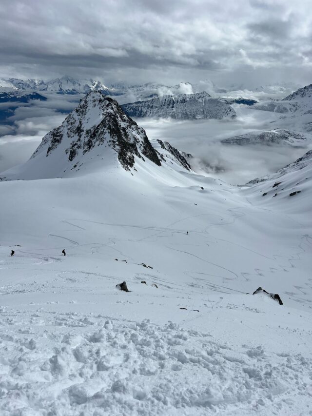 nouvel an initiation au ski de randonnée dans la lauzière