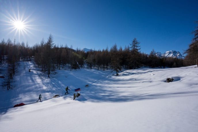 Cani-rando itinérante en raquettes dans les Écrins – Image 18