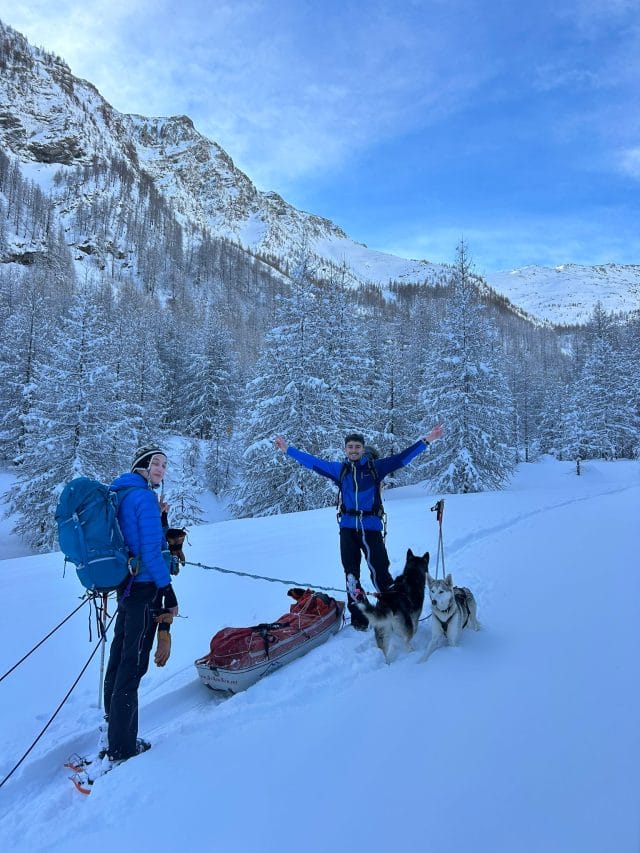 Cani-rando itinérante en raquettes dans les Écrins – Image 9