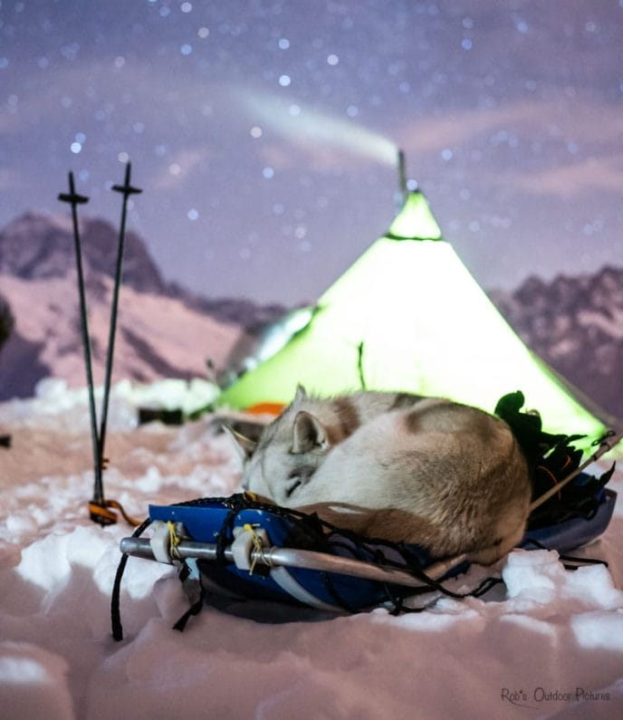 Cani-rando itinérante en raquettes dans les Écrins – Image 28