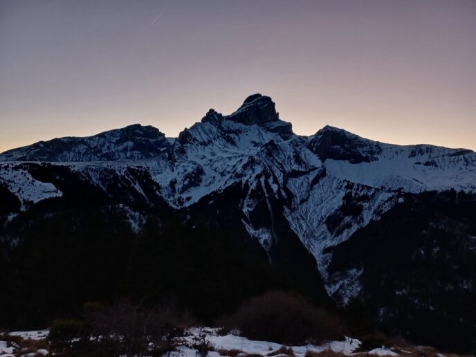 nouvel an initiation raquettes, pulka et cabane dans le vercors